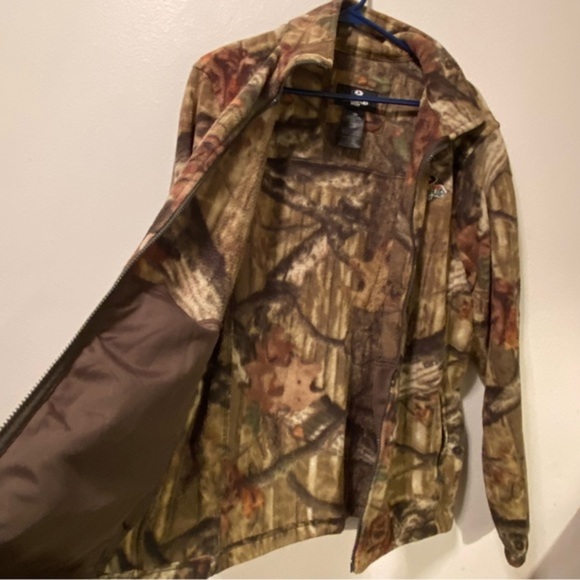Mossy Oak Break Up Jacket Mens Size Medium Infinity Full Zip Pockets - Picture 10 of 12